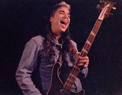 Coyote with 1957 Rickenbacker 4000 bass