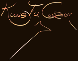 The Hippy Coyote is Kung Fu Cowboy logo