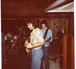 Dann Link, Scott Kohler, and Richard Connor at The Villiage Recorder 1979