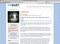 CD Baby has Buddha Zhen CDs
