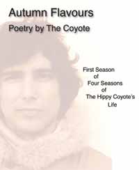 Poetry Book Cover of AUTUMN FLAVOURS by The Hippy Coyote