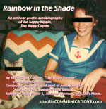 book cover RAINBOW IN THE SHADE epic poem by The Hippy Coyote