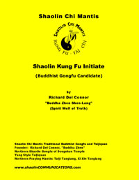Shaolin Kung Fu Initiate BOOK COVER