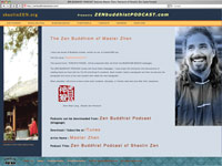 Screenshot of ZenBuddhistPodcast.com